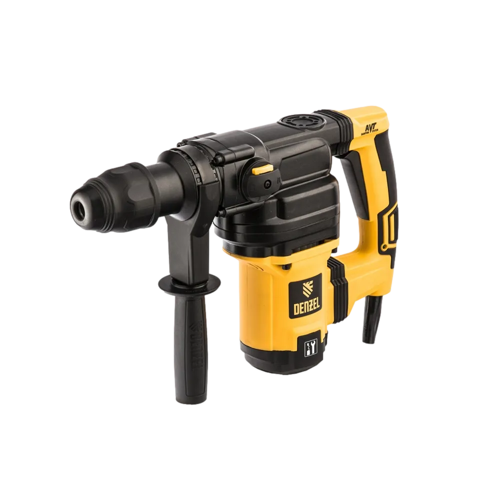 Перфоратор электрический DENZEL RHV-1050-38-max, SDS-max, 1050 Вт, 10 Дж, 2 плюс 1 режим