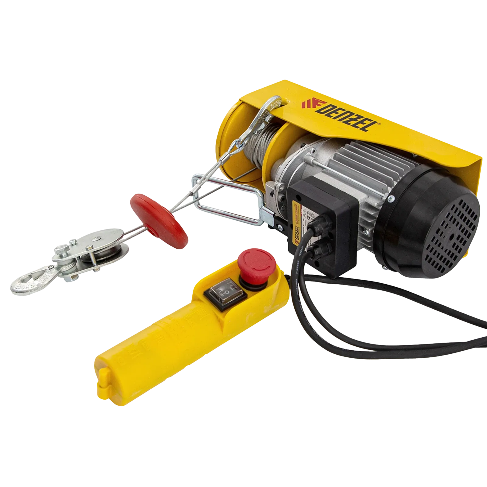 Тельфер электрический DENZEL TF-250, 0.25 т, 540 Вт, высота 12 м, 10 м/мин