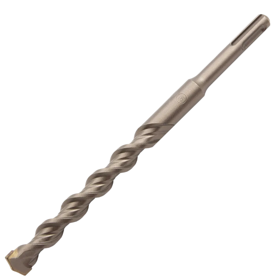 Бур по бетону DENZEL 705037, 16 x 210 мм, двойная спираль, три пылеотводящие кромки