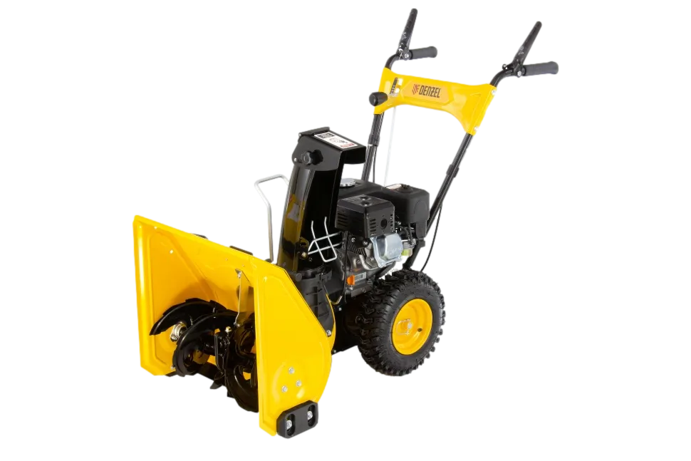 Снегоуборщик бензиновый DENZEL GSB-53, мощность 6.5 л. с, ручной стартер