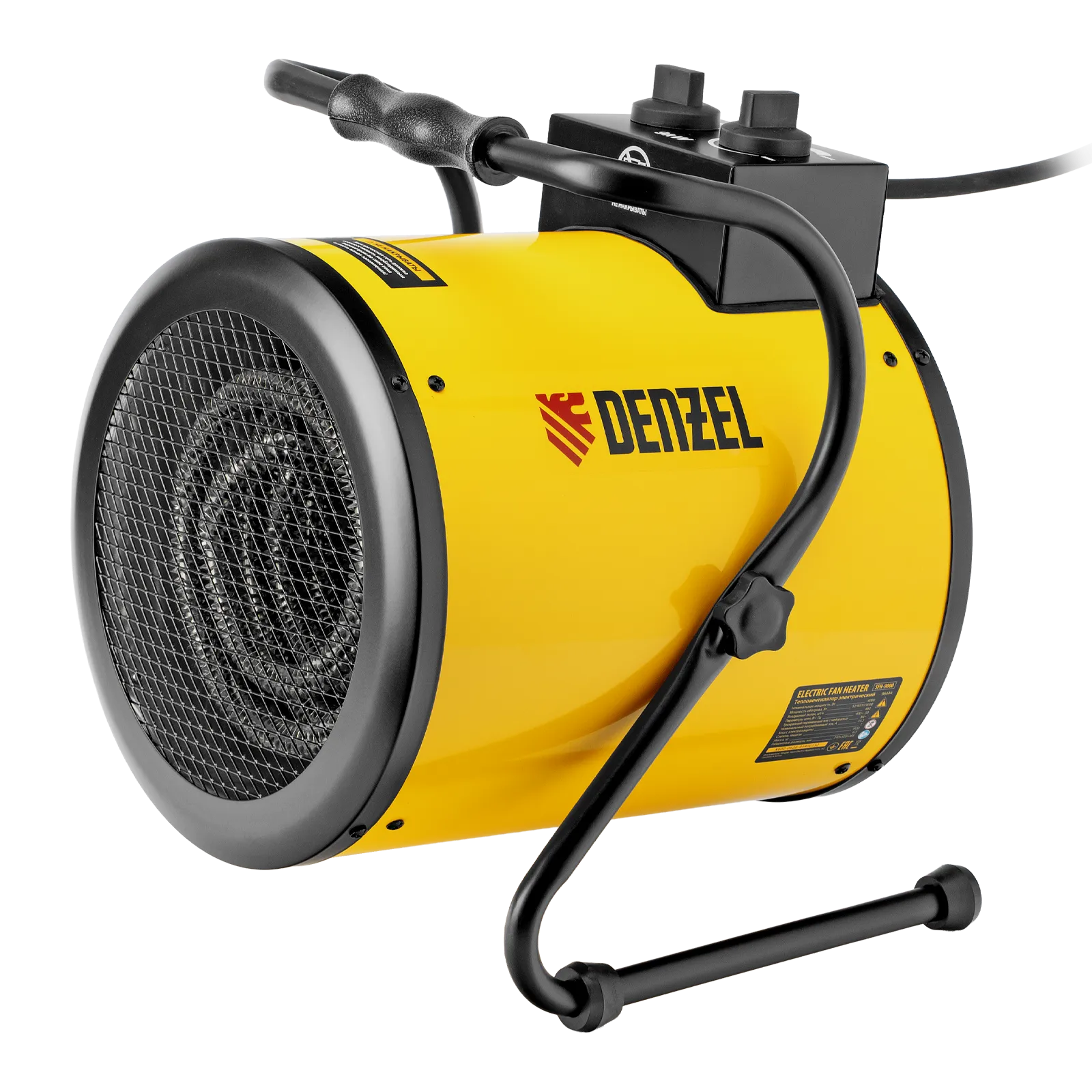 Тепловая пушка DENZEL SFH-9000, 400 В, 460 м3/ч, 3 реж. вентилятор, 4500/9000 Вт