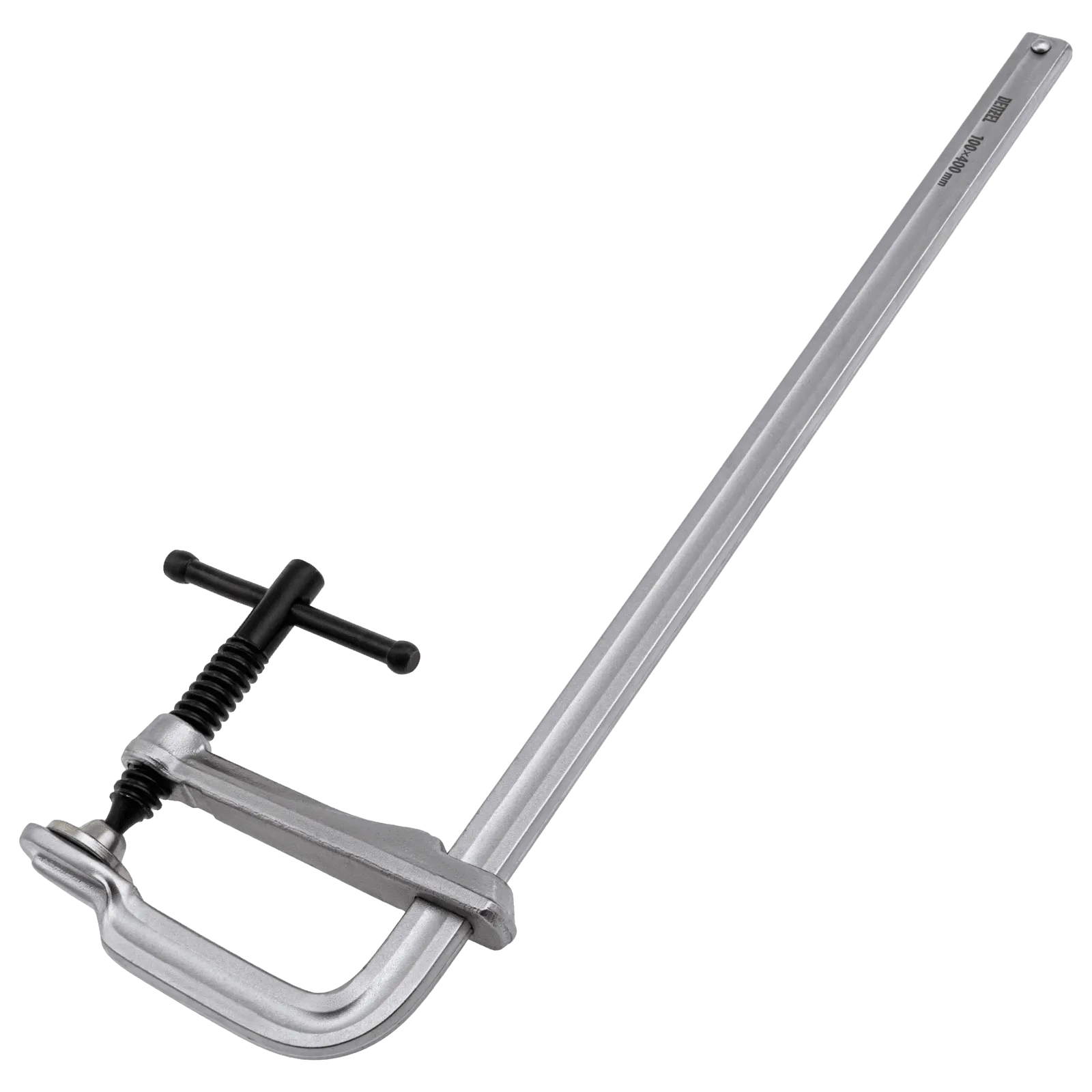 Струбцина DENZEL F-образная, 100x400мм, кованая