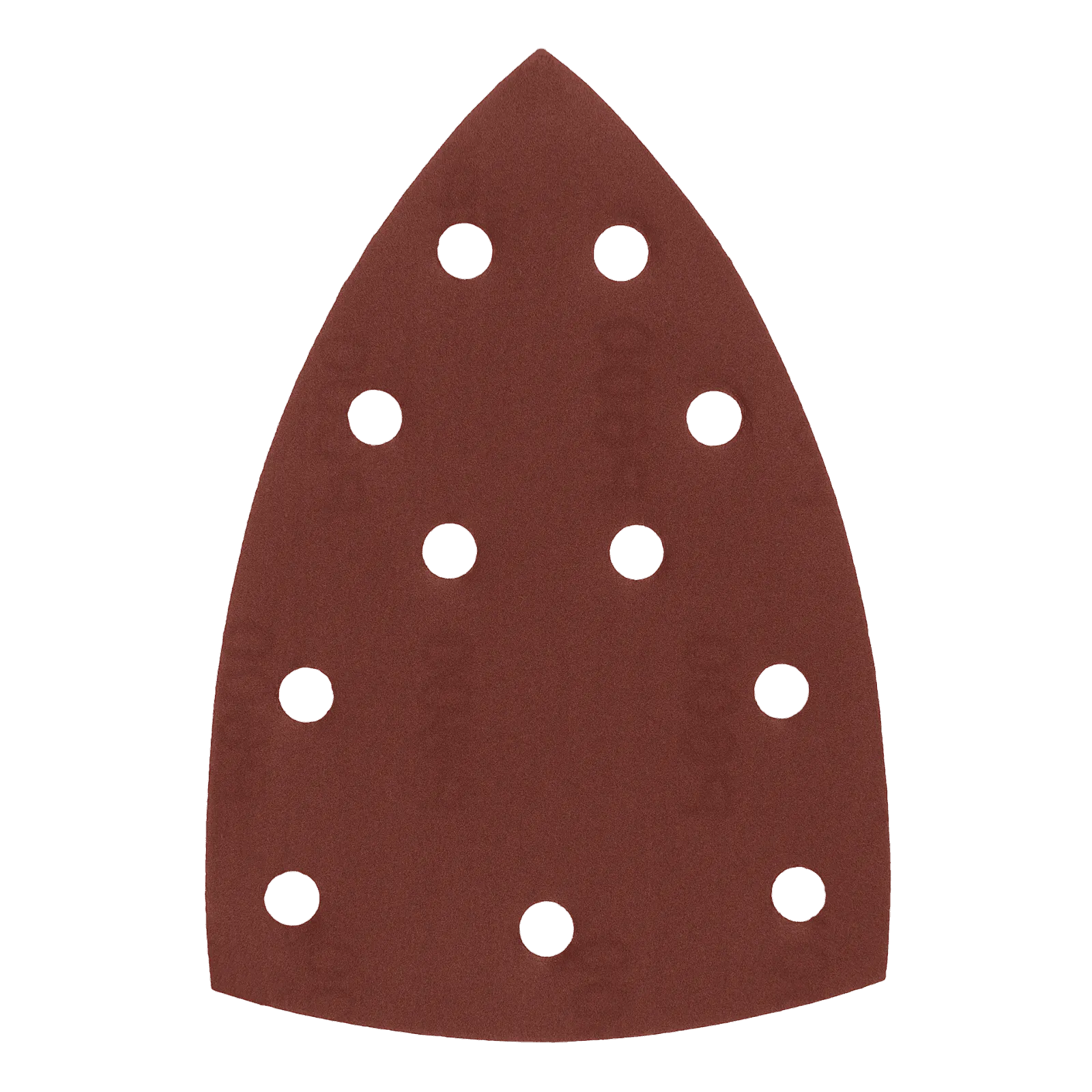 Треугольник абразивный на ворc. подложке под "липучку", перф., P 600, 150х150х100 мм, 5 шт. Denzel