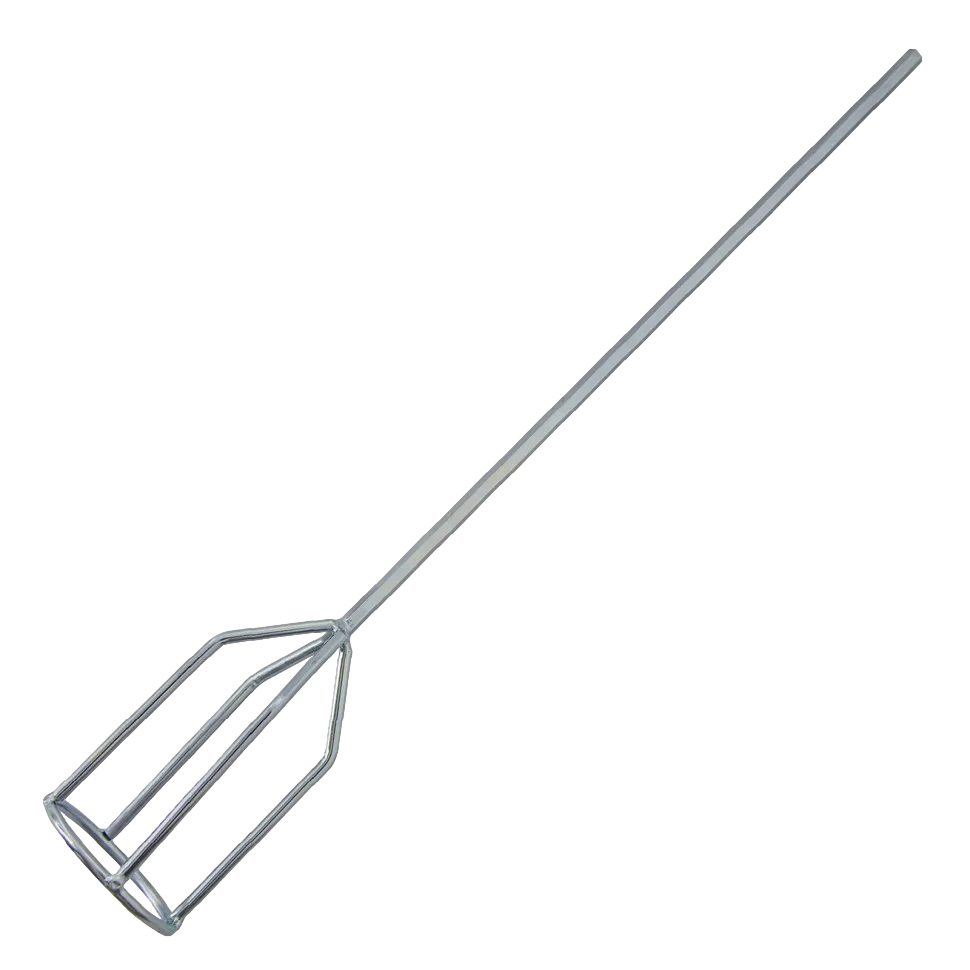 Миксер для гипсовых смесей DENZEL 848417, 80 x 530 мм, шестигранный хвостовик 8 мм