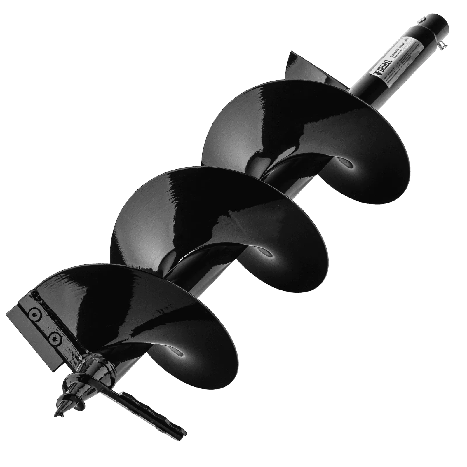 Шнек для грунта DENZEL ER-200, диаметр 200 мм, длина 800 мм,соединение 20 мм, съемный нож