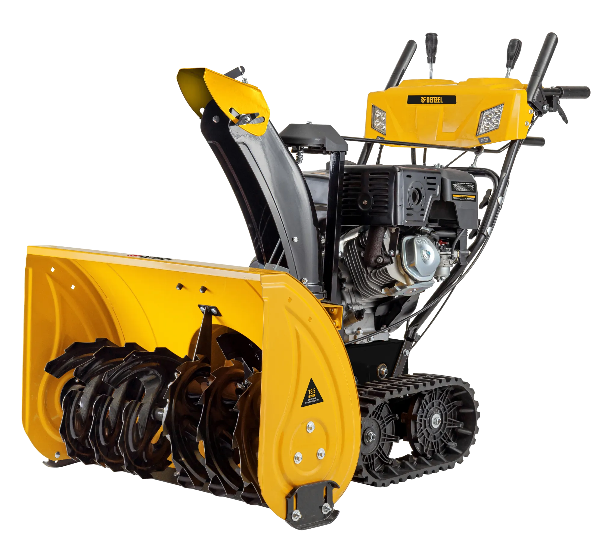 Снегоуборщик бензиновый DENZEL SBL 711DT PRO, 420cc, гусеницы, эл.старт, блок. дифф.