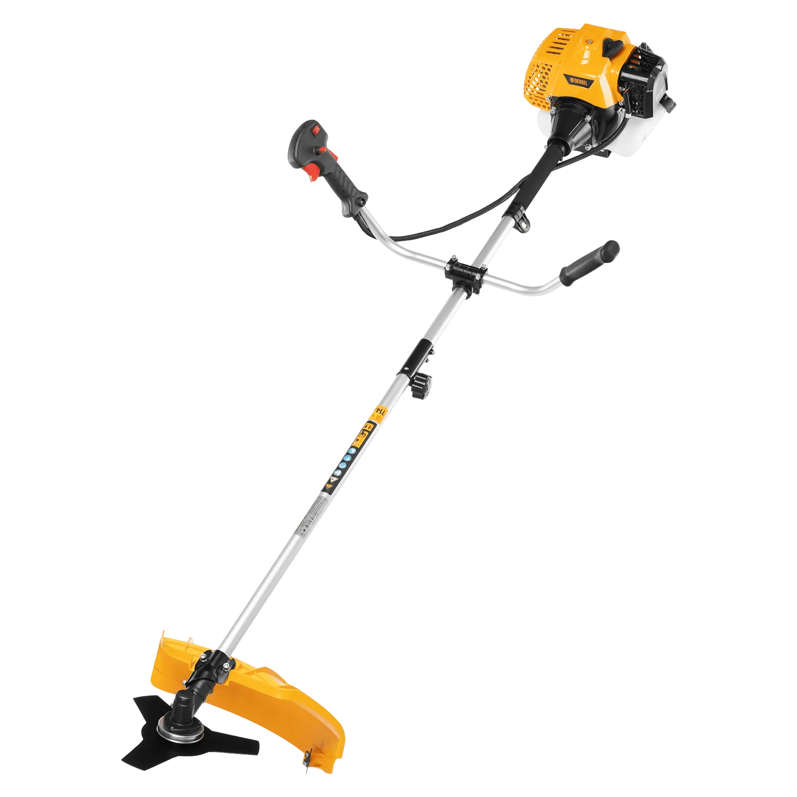 Триммер бензиновый DENZEL DTS-52S, 52 см3, разъемная штанга, состоит из 2 частей