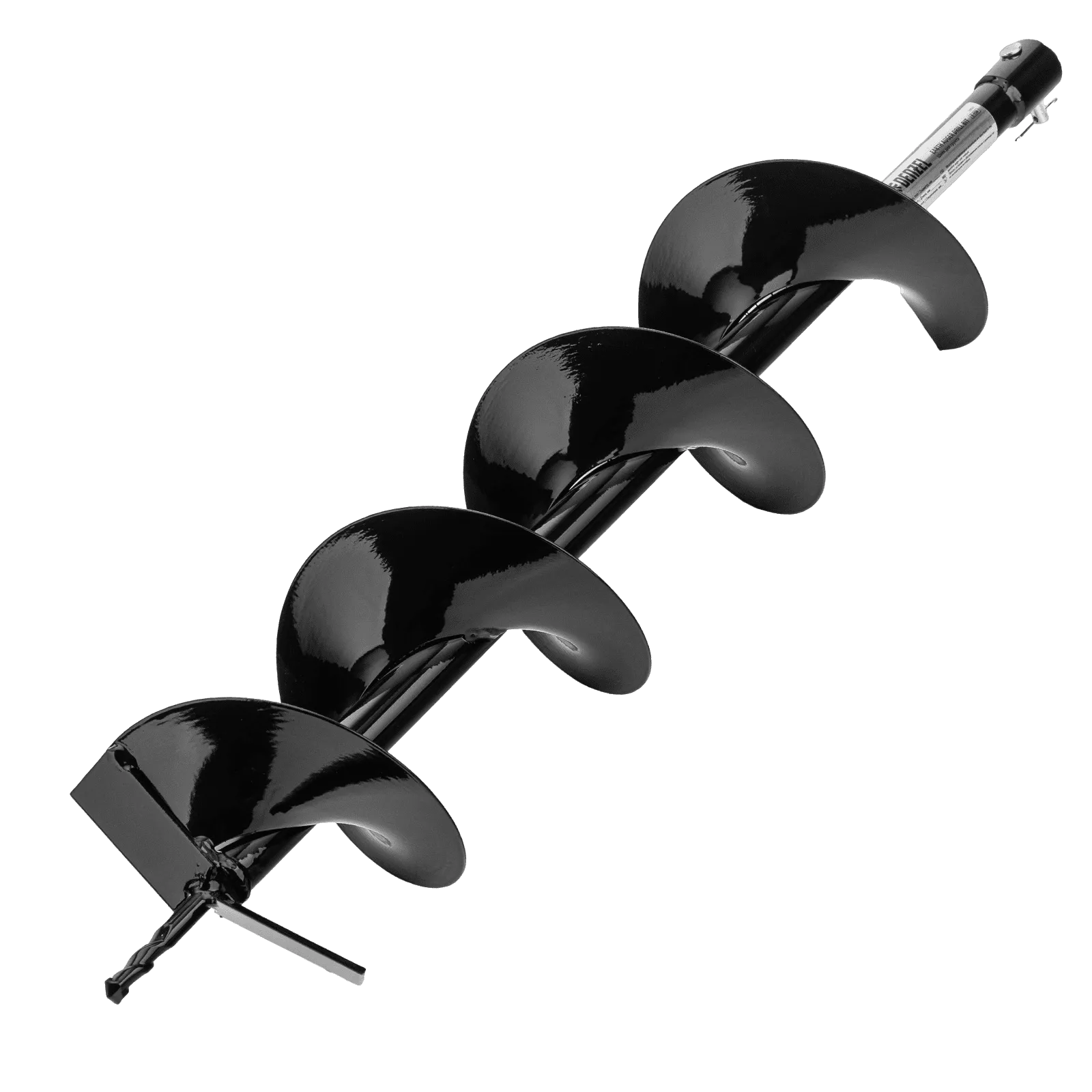 Шнек для грунта DENZEL E-150, диаметр 150 мм, длина 800 мм,соединение 20 мм, несъемный нож