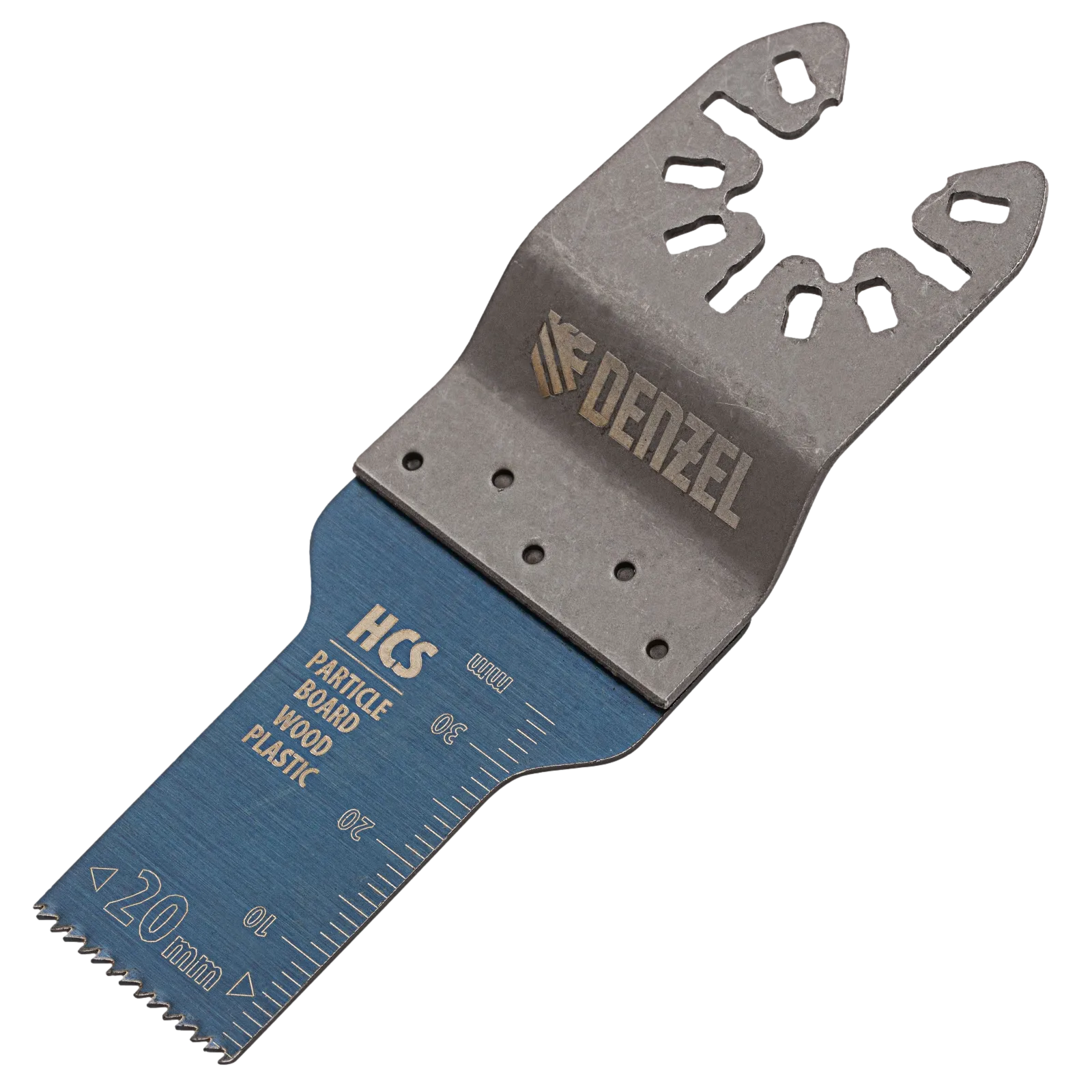 Насадка для МФИ DENZEL 782309 режущая пазовая прямая, HCS, по дереву, 20 х 1.4 мм