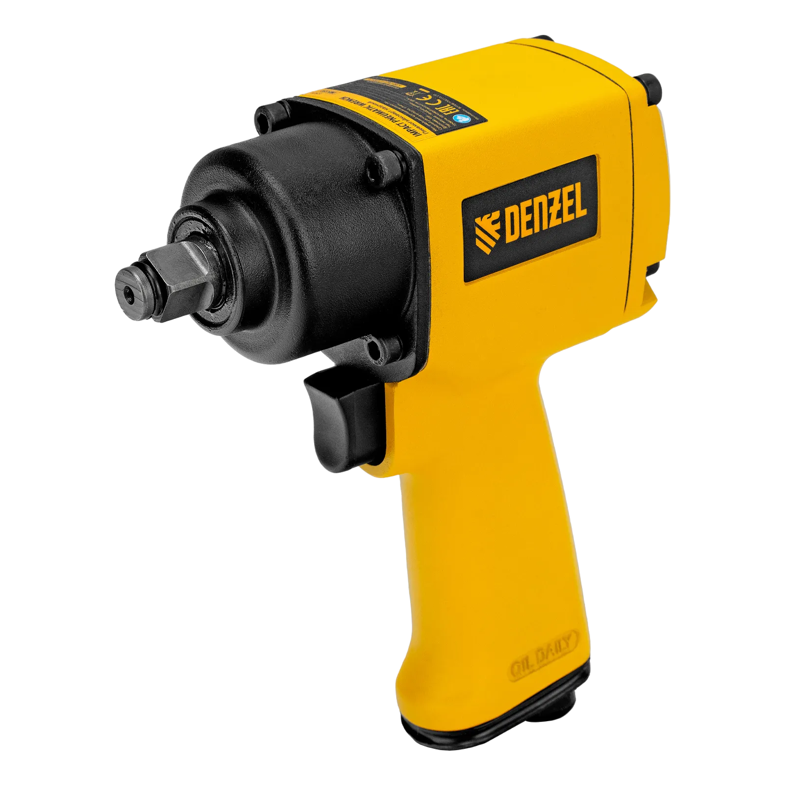 Ударный пневмогайковерт DENZEL IWS550 Compact, 1/2", 8500 об/мин, 710 Нм