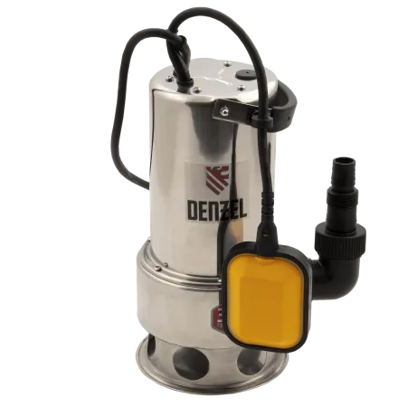 Дренажный насос DENZEL DP1100X, 1100 Вт, высота подъема 11 м, 15500 л/ч
