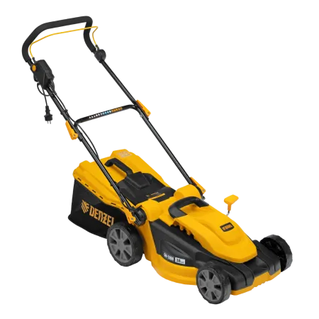 Газонокосилка электрическая DENZEL GM-1800, 1800 Вт, ширина 38 см, 6 уровней, 40 л