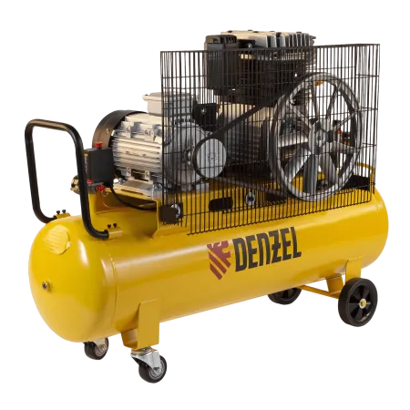 Компрессор воздушный DENZEL BCI4000-T/100, 4.0 кВт, ременный привод, 100 литров, 690 л/мин