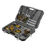 Набор инструментов DENZEL 1/2", 1/4", 3/8", CrV, S2, пластиковый кейс, 144 предмета