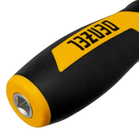 Набор инструментов DENZEL 1/2", 1/4", CrV, S2, пластиковый кейс, 122 предмета