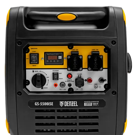 Генератор инверторный DENZEL GS-5500iSE, 5,5 кВт, 230 В, закрытый корпус,электростартер