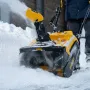 Бензиновая снегоуборочная машина DENZEL SB 460 Sled, 99cc, лыжи ручной старт