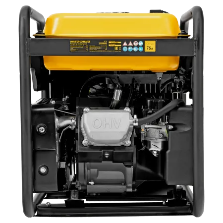 Генератор инверторный DENZEL GS-5500iFEA, 5,5 кВт, 230 В, открытый корпус, электростартер, ATS
