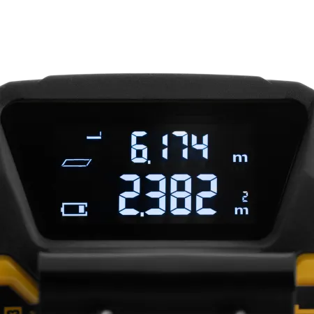 Лазерный дальномер с рулеткой LT-40 DENZEL 5м x 19 мм, дальномер 40м, автомат. фиксация