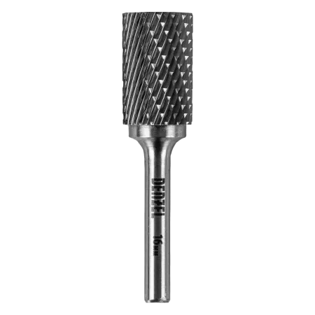 Борфреза по металлу DENZEL твердосплавная, цилиндрическая, тип-А, 16 мм