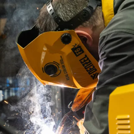 Щиток защитный лицевой DENZEL (маска сварщика) F6, см. окно 93х43, Real Color, DIN4/5-8/9-13