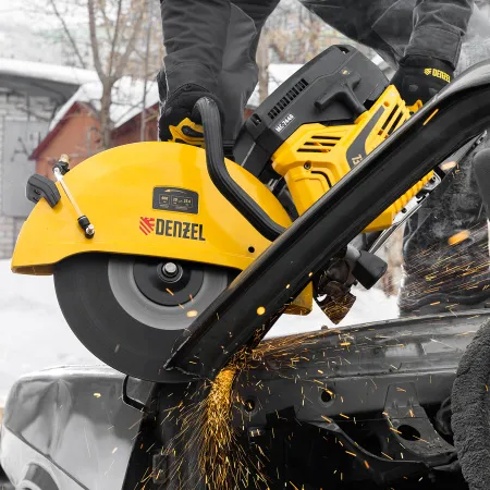 Бензорез DENZEL МС-7440, 74 см3, диаметр диска 400 мм