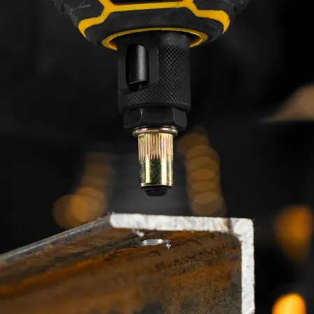 Заклепки резьбовые DENZEL стальные, оцинкованные, М8, пластиковый кейс, 40 шт.