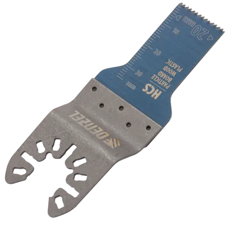 Насадка для МФИ DENZEL 782309 режущая пазовая прямая, HCS, по дереву, 20 х 1.4 мм