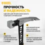 Молоток каменщика DENZEL 680 г, цельнокованый, двухкомпонентная обрезиненная рукоятка
