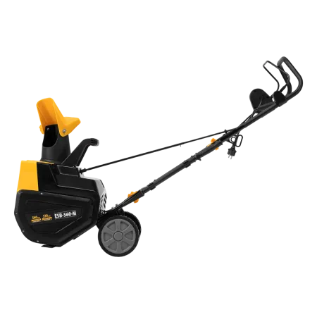 Снегоуборщик электрический DENZEL ESB-560-M, 2,5 кВт, металлический шнек, LED фара