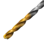 Сверло спиральное по металлу DENZEL 4,2 х 119 мм, Р6М5, Golden Tip, удлиненное