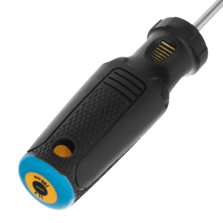 Отвертка DENZEL SL4х100 мм, CrV, трехкомпонентная рукоятка