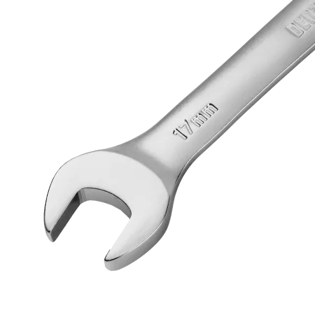 Набор ключей комбинированных трещоточных DENZEL 6-17 мм, 6 шт., CrV, матовый хром