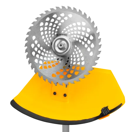 Триммер бензиновый DENZEL DT-43E, 43 см3, неразъемная штанга, электростартер, состоит из 2 частей