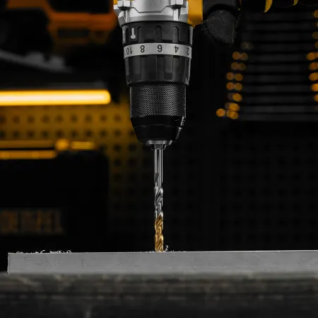 Сверло спиральное по металлу DENZEL 6,5 x 100 мм, Р6М5, Golden Tip