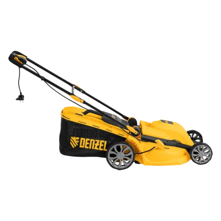 Газонокосилка электрическая DENZEL GMC-2000, шир. 44см, 2000 Вт, 6 уров., травосб. 45 л