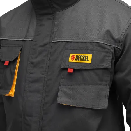 Куртка профессиональная рабочая DENZEL 65% полиэстер 35% хлопок, M