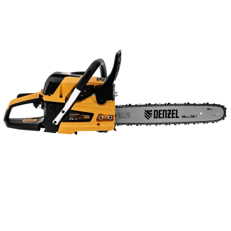 Пила цепная бензиновая DENZEL DS-4516, шина 40 см, 45 см3, 2,5 л.с, шаг 0,325, 64 звена