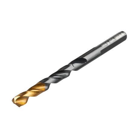 Сверло по металлу DENZEL 6 мм, HSS-Tin, Golden Tip, 10 шт.