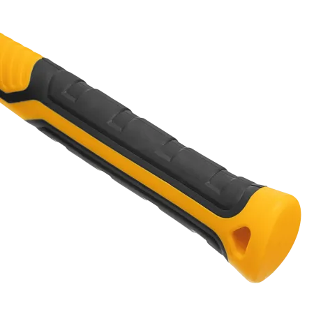 Киянка резиновая DENZEL 225 г, черно-белая, фибергласовая рукоятка c TPR покрытием