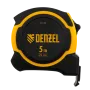 Рулетка DENZEL 5м х 25мм, двухкомп. корпус, магнитный обрезиненный зацеп