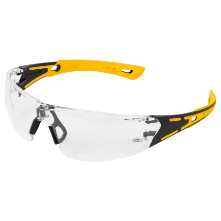 Очки защитные DENZEL открытые, поликарбонатные, прозрачная линза, 2х комп.дужки