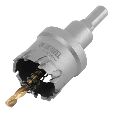 Коронка по металлу DENZEL 724012, 38 мм, твердосплавная