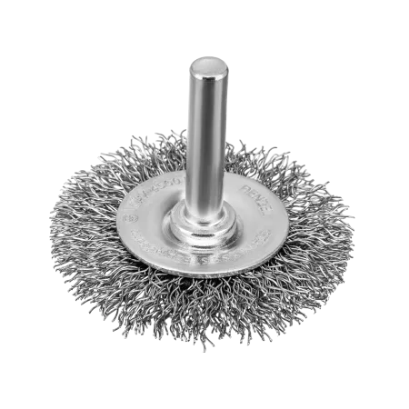 Набор щеток для дрели DENZEL, 1 Плоская 50мм, 2 Чашки 25-50мм, шпилька, нерж. вит. проволока