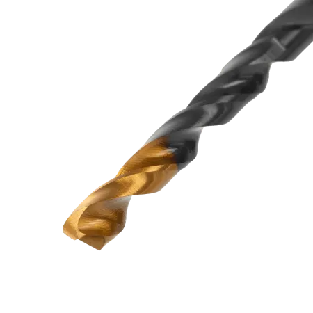 Набор сверл по металлу DENZEL 1,5-6,5 мм, HSS-Tin, Golden Tip, 13 шт