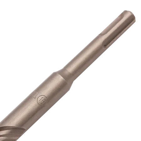 Бур по бетону DENZEL 705042, 16 x 600 мм, двойная спираль, три пылеотводящие кромки