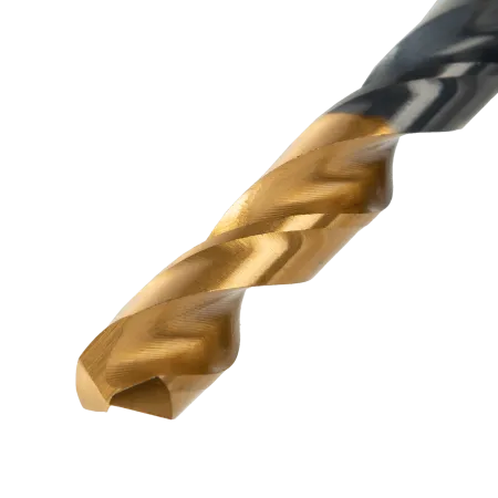 Набор сверл по металлу DENZEL 1-10 мм, HSS-Tin, Golden Tip, 10 шт