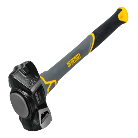 Кувалда с клиновидным бойком DENZEL 1,8 кг, фибергласовая рукоятка c TPR