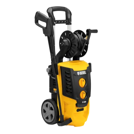Моечная машина высокого давления DENZEL R-180D, 2200 Вт, 180 бар, 380 л/ч, с барабаном