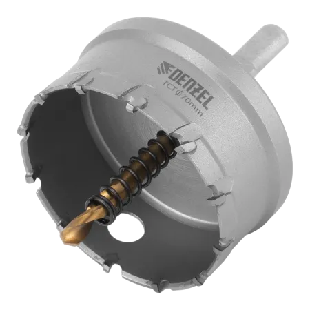 Коронка по металлу DENZEL 724020, 70 мм, твердосплавная